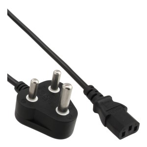 kabel zasilający Republika Południowej Afryki 10A Typ M / IEC męski, 1,8m