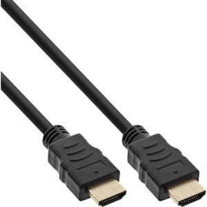 Kabel HDMI High Speed ​​z Ethernetem, M/M, czarny, złote styki, 3m