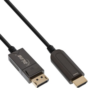 Kabel konwertujący DisplayPort na HDMI AOC, 4K/60 Hz, czarny, 20 m