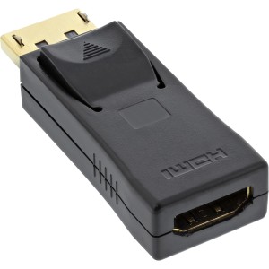 Adapter DisplayPort DisplayPort męski / HDMI żeński czarny