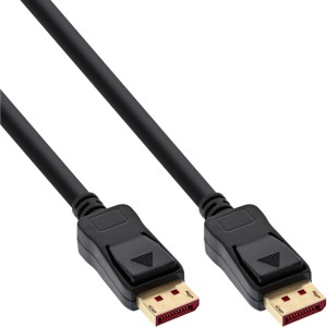 Kabel DisplayPort 1.4 aktywny, 8K4K, czarny, złoty, 10m