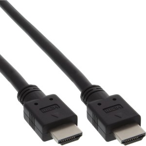 Kabel HDMI High Speed ​​męski/męski czarny 1m