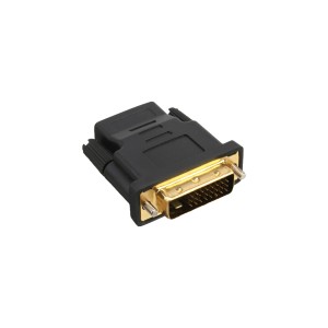 Adapter HDMI na DVI, żeński/męski, pozłacany, 4K2K