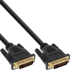 Kabel DVI-D, Premium, 24+1 M/M, Dual Link, złocony, 2m