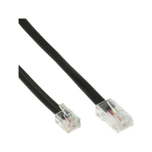 Kabel modułowy RJ45 8P6C na RJ12 6P6C męski / męski 3m