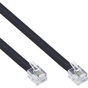 Kabel modułowy RJ12 męski/męski 6P6C 20m