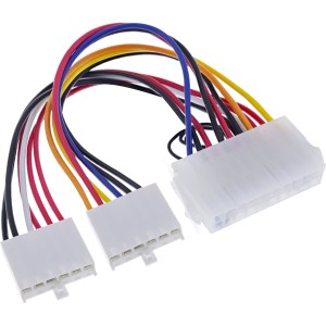 Kabel zasilacza ATX / Klasyczne złącze P8/P9 AT do płyty głównej 0,20 m