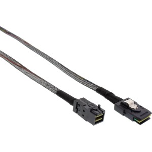 Kabel Mini SAS HD SFF-8643 do SFF-8087 z wstęgą boczną 1m