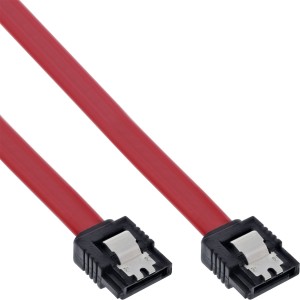Kabel SATA do łączy 150 / 300 / 600 S-ATA z zatrzaskami 0,5m
