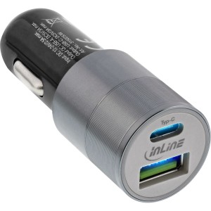Zasilacz ładowarki samochodowej USB Quick Charge 3.0, czarny