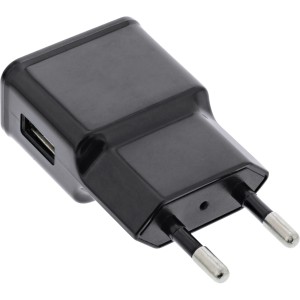 Zasilacz USB pojedynczy, 100-240 V do 5 V/1,2 A, czarny