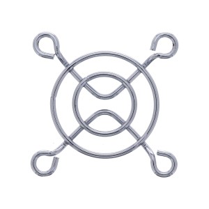 Osłona wentylatora, metalowa, chromowana, 40x40mm