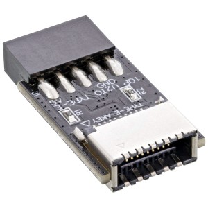 Wewnętrzny adapter USB 2.0 do USB 3.2 Type-E Key-A