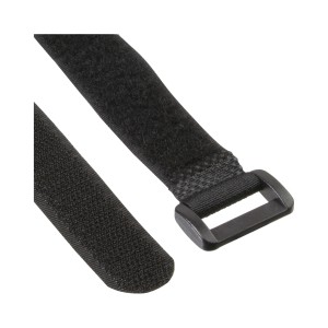 Listwy kablowe zapinane na rzep 20x100mm 10 szt. czarny