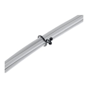 Opaski skręcane 18 - 22mm czarne 10szt