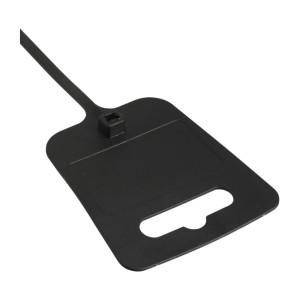 Markery z eurootworem długość 200mm szerokość 5mm czarne 100 szt.