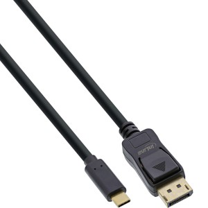 Kabel USB Display, męski USB-C na męski DisplayPort, 1 m