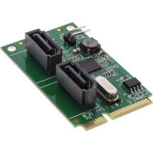 Karta Mini-PCIe 2.0 2x SATA 6Gb/s RAID 0 / 1 / SPAN