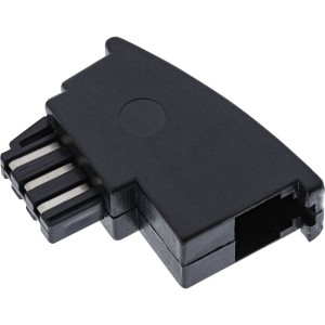 Adapter niemiecki TAE-F TAE-F Wtyczka niemiecka / gniazdo RJ11