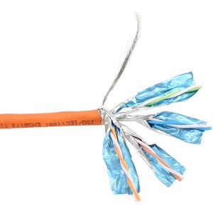 Solidny kabel instalacyjny 250 MHz S/STP kat. 6 CU AWG23, bezhalogenowy, 100 m