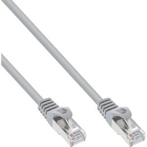 Kabel krosowy F/UTP kat.5e szary 1,5m