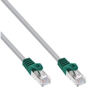 Kabel krosowy PC-PC F/UTP kat.5e szary 2m