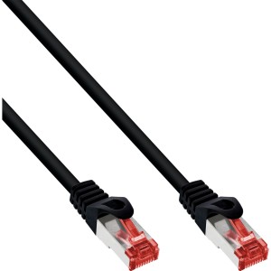 Kabel krosowy PC-PC do bezpośredniego połączenia S/FTP kat.6, czarny, 10m