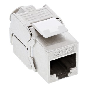 Moduł zatrzaskowy RJ45 Keystone Jack, kat. 6a, wąska konstrukcja