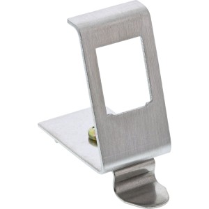 Uchwyt Keystone na szynę DIN, 1-portowy, metalowy