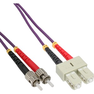 Kabel światłowodowy duplex SC/ST 50/125µm OM4 2m