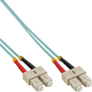 Kabel światłowodowy duplex SC/SC 50/125µm OM3 15m