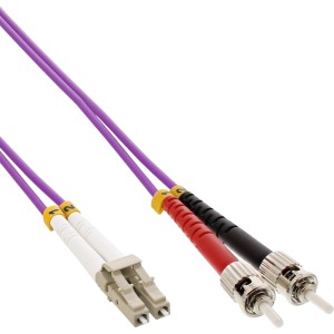 Kabel światłowodowy duplex LC/ST 50/125µm OM4 7,5m