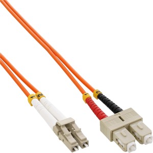Kabel światłowodowy duplex LC/SC 50/125µm OM2 0,5m
