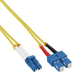 Kabel światłowodowy duplex LC/SC 9/125µm, OS2, 25m