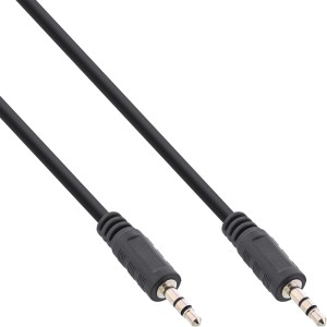 Kabel audio 3,5 mm stereo męski / męski 0,5 m