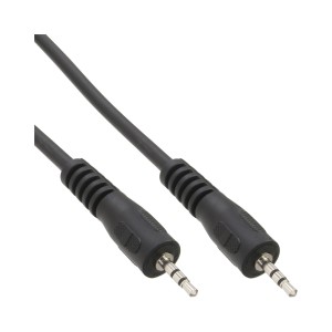 Kabel audio 2,5 mm stereo męski / męski 1 m