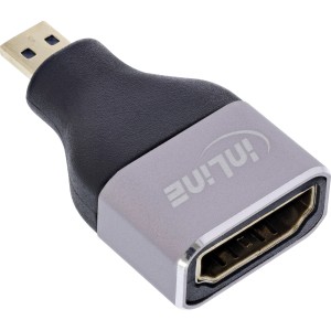 Adapter HDMI, HDMI A żeński / Micro HDMI D męski, 8K UHD