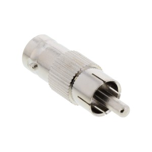 Adapter wideo 1x męski RCA / żeński BNC 
