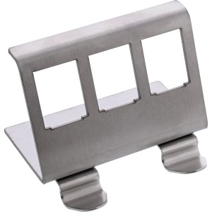 Montaż Keystone na szynie DIN, 3-portowy, metalowy