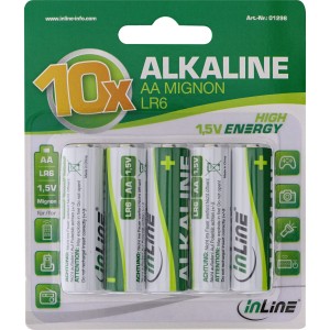 Bateria alkaliczna wysokoenergetyczna, Mignon (AA), 10szt. blister