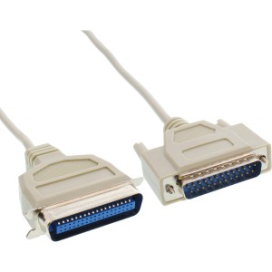 Kabel do drukarki dwukierunkowy 25-pinowy D-Sub do 36-pinowy Centronics 5m