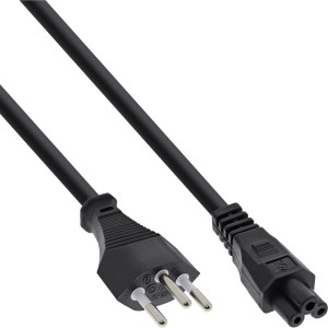 kabel zasilający do notebooka Szwajcaria 3-pinowe złącze 2m