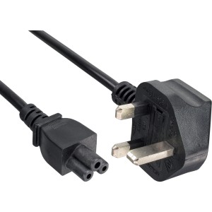 kabel zasilający do notebooka Anglia 3-pinowe złącze 2m