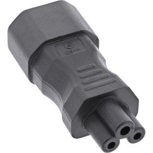 Zasilacz sieciowy IEC 60320 C14 / C5, 3-pin, urządzenie IEC / notebook