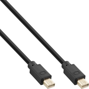 Kabel Mini DisplayPort 1.4 M/M, czarno-złoty, 2m