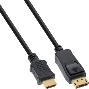 Kabel konwertujący DisplayPort na HDMI, czarny, 2m