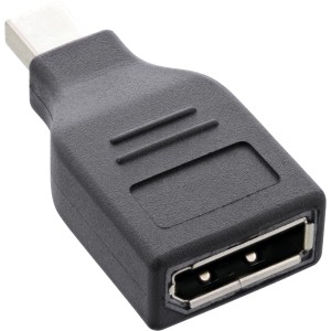 Adapter DisplayPort, mini DisplayPort męski / DisplayPort żeński, 4K/60 Hz
