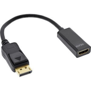 Adapter DisplayPort na HDMI z dźwiękiem, DisplayPort M / HDMI F, 4K/60 Hz