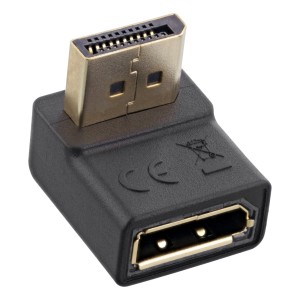 Adapter DisplayPort, DisplayPort męski/żeński, skierowany w dół