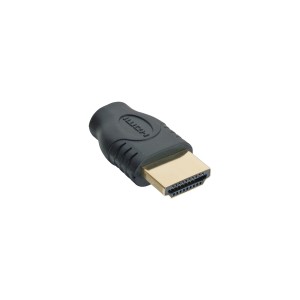 Adapter HDMI HDMI A męski / HDMI D żeński, pozłacany